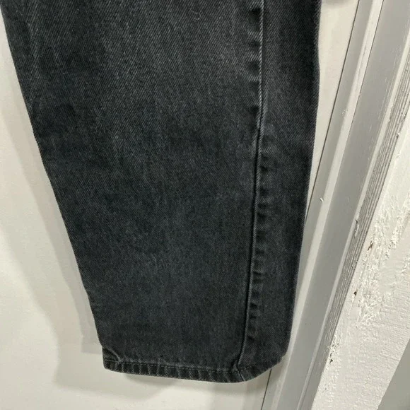 Levi's 505 Men's Regular Fit Jean, 36wx34L - Black, Classic - Picture 5 of 15